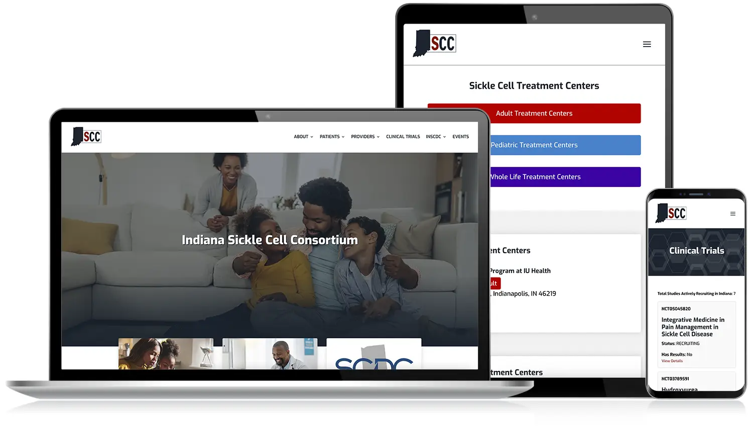 Indiana Sickle Cell Consortium Web Design