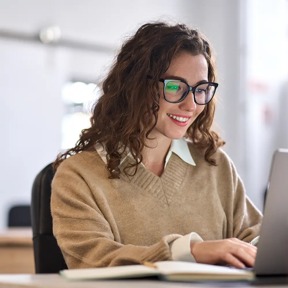 This image represents a dedicated employee at Exceedion, a leading Indianapolis SEO company, optimizing a website for better rankings.