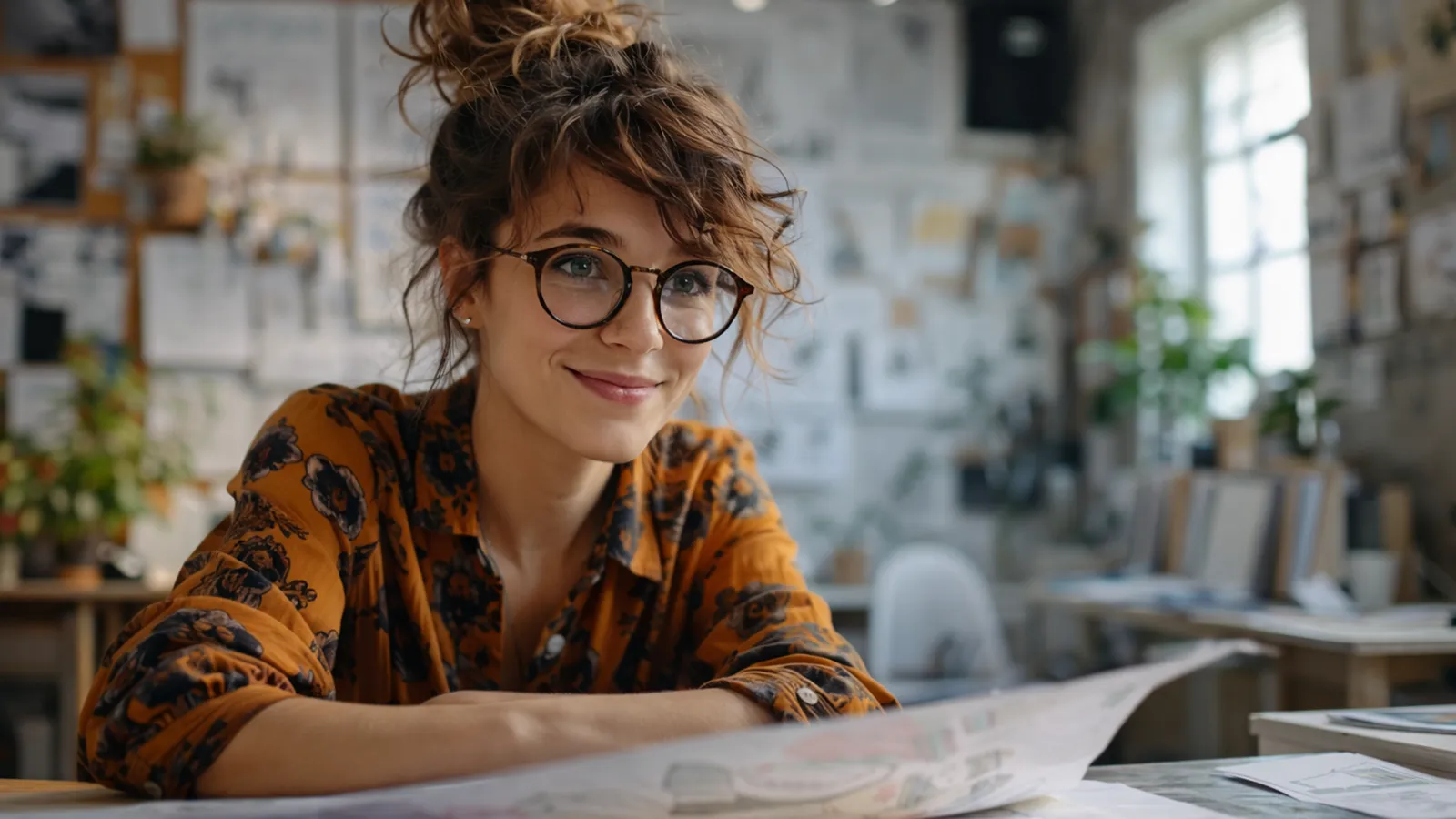 Web designer creating a custom WordPress website layout on a laptop