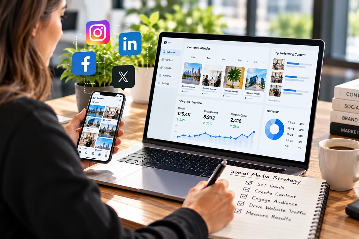 Connect Marketing Design Social Media Marketing Guide